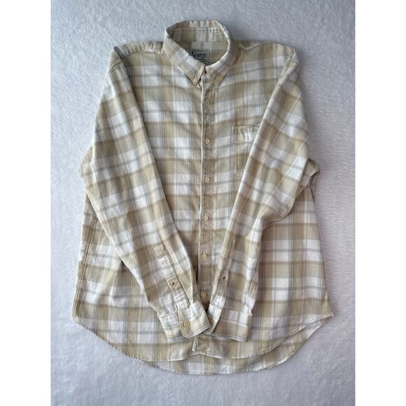 Lucky Brand Saturday Stretch Flannel Shirt Size XL Plaid Long Sleeve Button UP - Picture 1 of 6